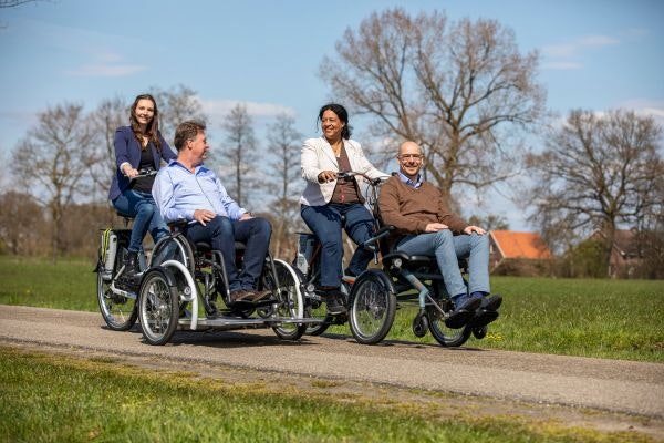 wheelchair bikes by Van Raam