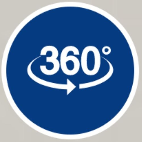 360 degree 3D photos symbol 360