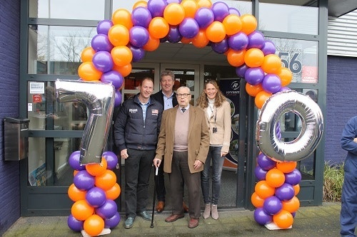 Kluver 70 jaar in dienst bij Van Raam