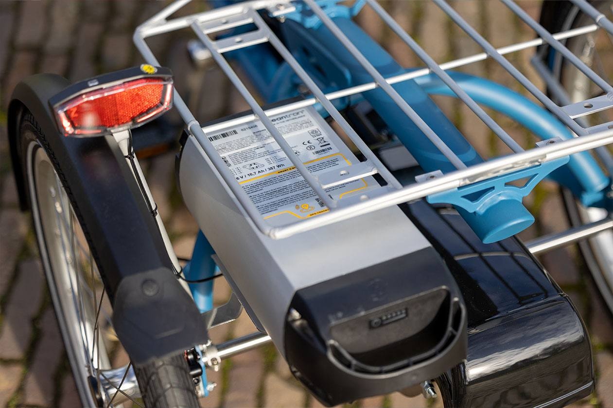 Accu elektrische tandem driewieler Kivo Plus Van Raam