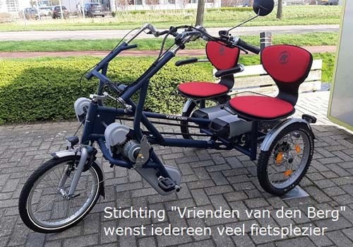 Van Raam Fun2Go duofiets voor De Zuidwester in Goes