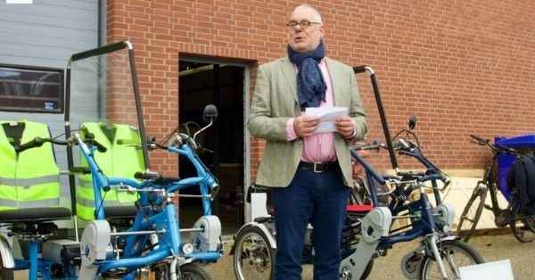 Fietsmaatjes Nuenen met Van Raam elektrische duofiets