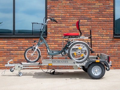Van Raam Easy Go mobility scooter bike trailer Recreaties