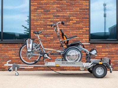 Van Raam OPair wheelchair bike trailer Recreaties