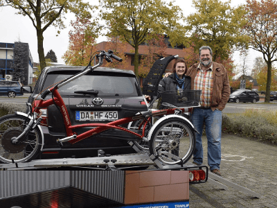 Fietsendrager voor driewielfiets allround hecktraeger