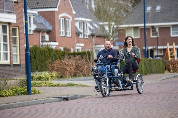 Fun2Go side-by-side tandem cycling with a brain disorder Van Raam