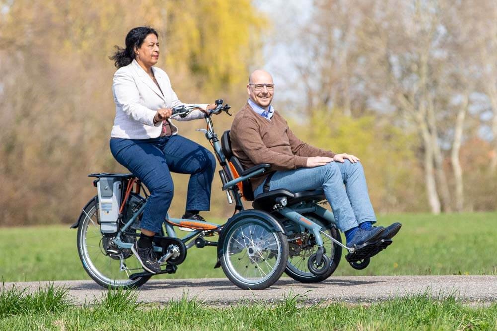 Discover all Van Raam OPair wheelchair bike customer experiences