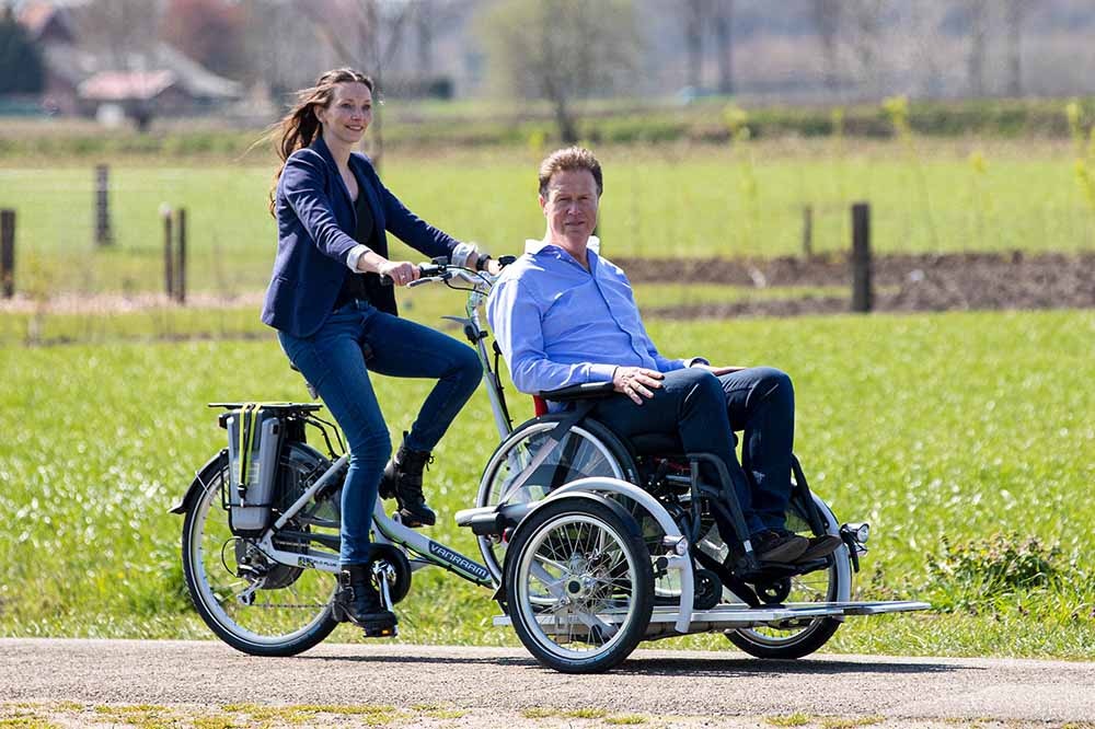 Discover all Van Raam VeloPlus wheelchair bike customer experiences