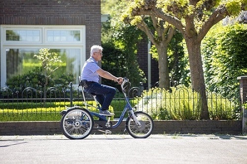 Midi Dreirader Radfahren mit einer Hirnerkrankung Van Raam