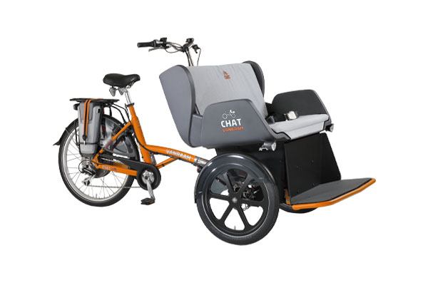 Van Raam Chat orange without cap transport bikes
