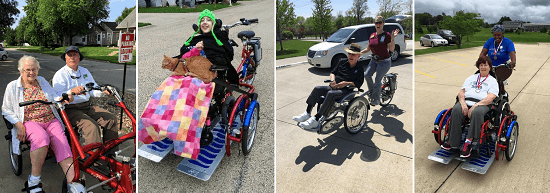 Adaptive bikes 2 persons to America Adaptive bikes 2 persons to America