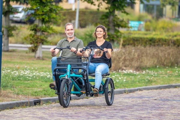 fun2go duofiets fietsonderhoud van raam