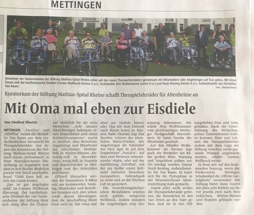 zeitungsartikel mathias stiftung