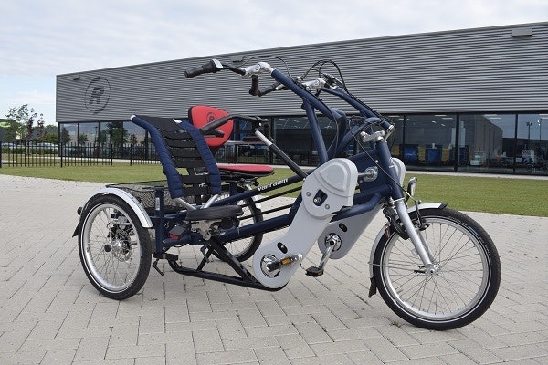 Kinderrevalidatie fiets Fun2Go met kinderzitting Van Raam