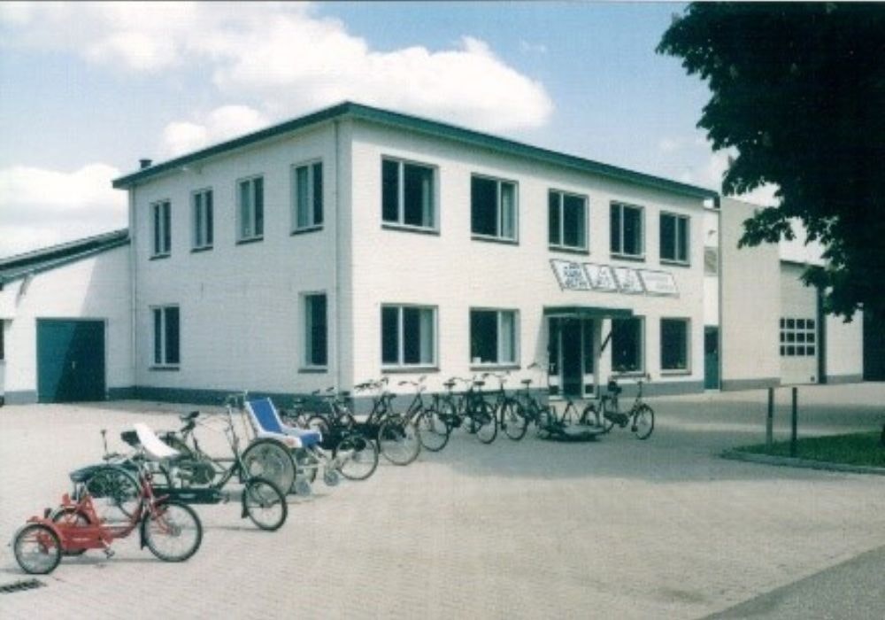 Fabrikant van aangepaste fietsen Van Raam gebouw in Aalten