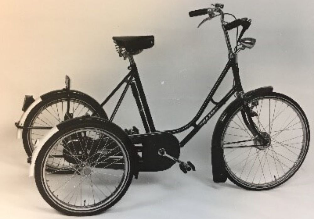 Van Raams erstes angepastes Fahrrad