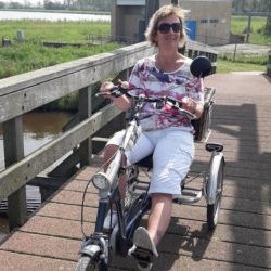 Van Raam Easy Rider driewielfiets van Brigitte van der Laan