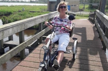 Van Raam Easy Rider driewielfiets van Brigitte van der Laan