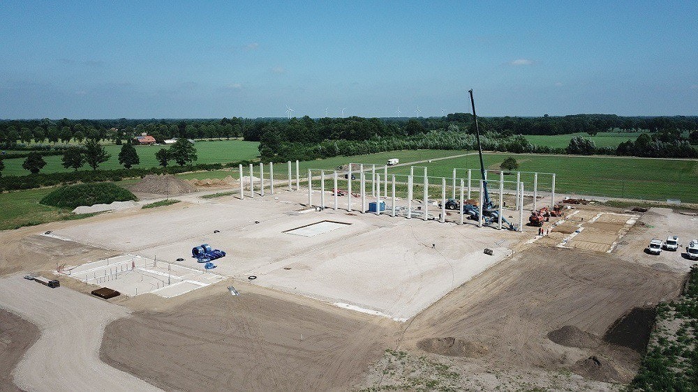 Overzichtsfoto nieuwbouw juni 2018 Van Raam