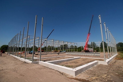 placing steel construction van raam varsseveld