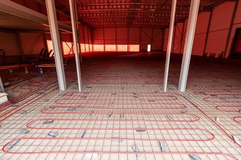 extension van raam varsseveld floor heating laid