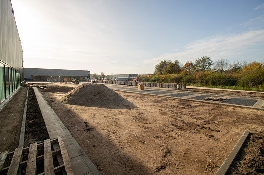 Construction update week 46 parking lots Van Raam