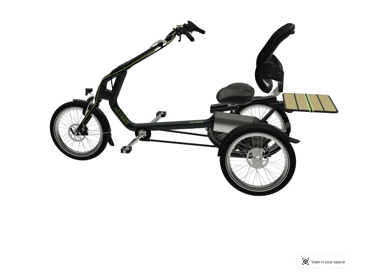 Watch the 3D tricycle Easy Rider in your space