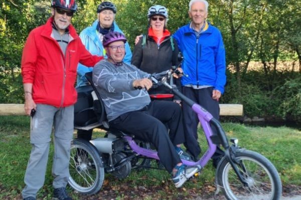 Tricycle Easy Rider de Van Raam couleur violette