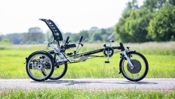 Van Raam delta trike Easy Sport is available with options