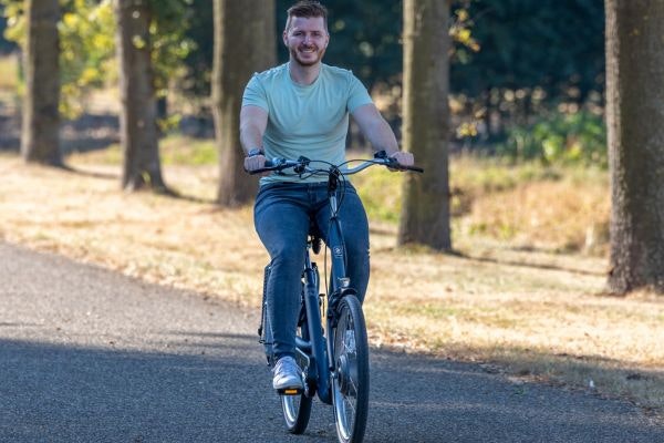 Dutch bicycle with low step through Balance Van Raam