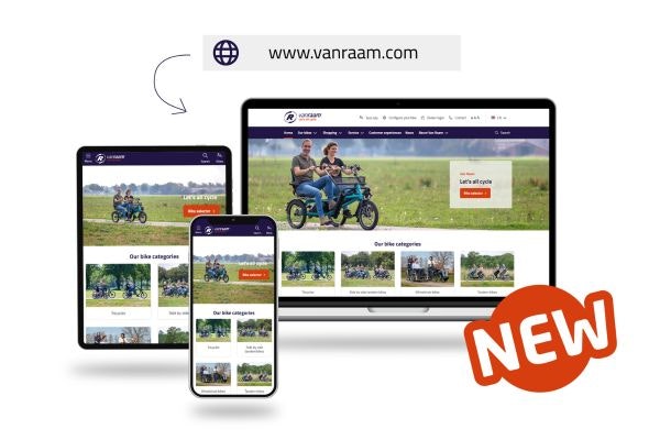 neu erstellten Van Raam Website