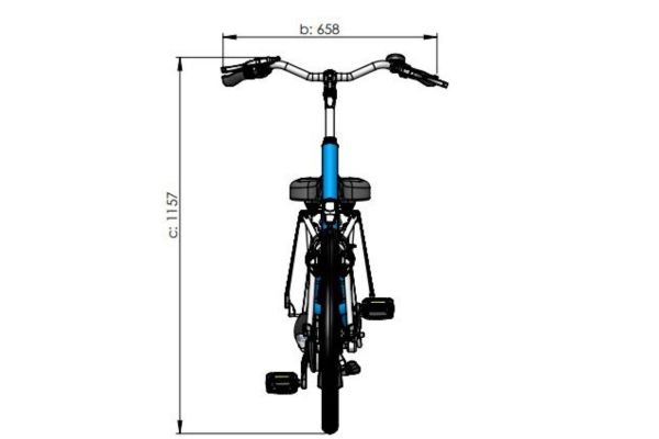 Measurements Van Raam Balance front