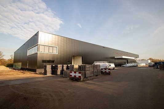 Baufortschritt Woche 46 neue Halle Van Raam Varsseveld