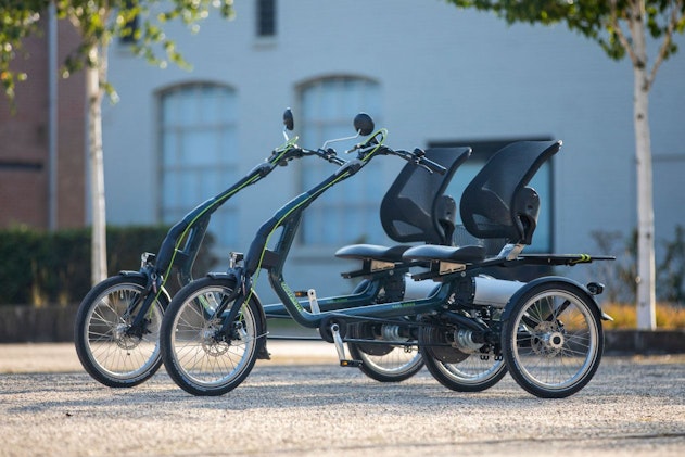 vanRaam Easy Rider in framematen Large en Medium naast elkaar