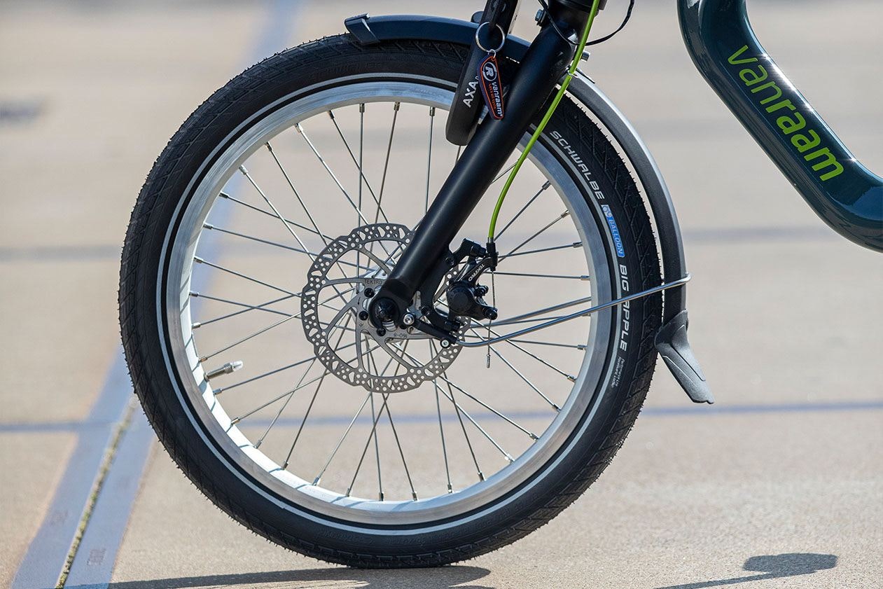 Roue avec frein à disque et éclairage Easy Rider