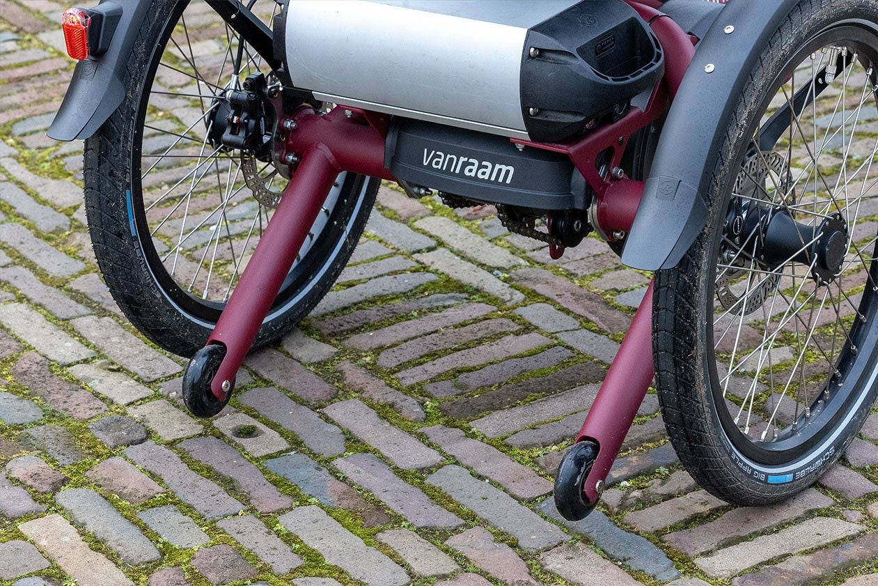 Anti-Kipp-Räder Van Raam Easy Rider Compact 3 Rad Fahrrad