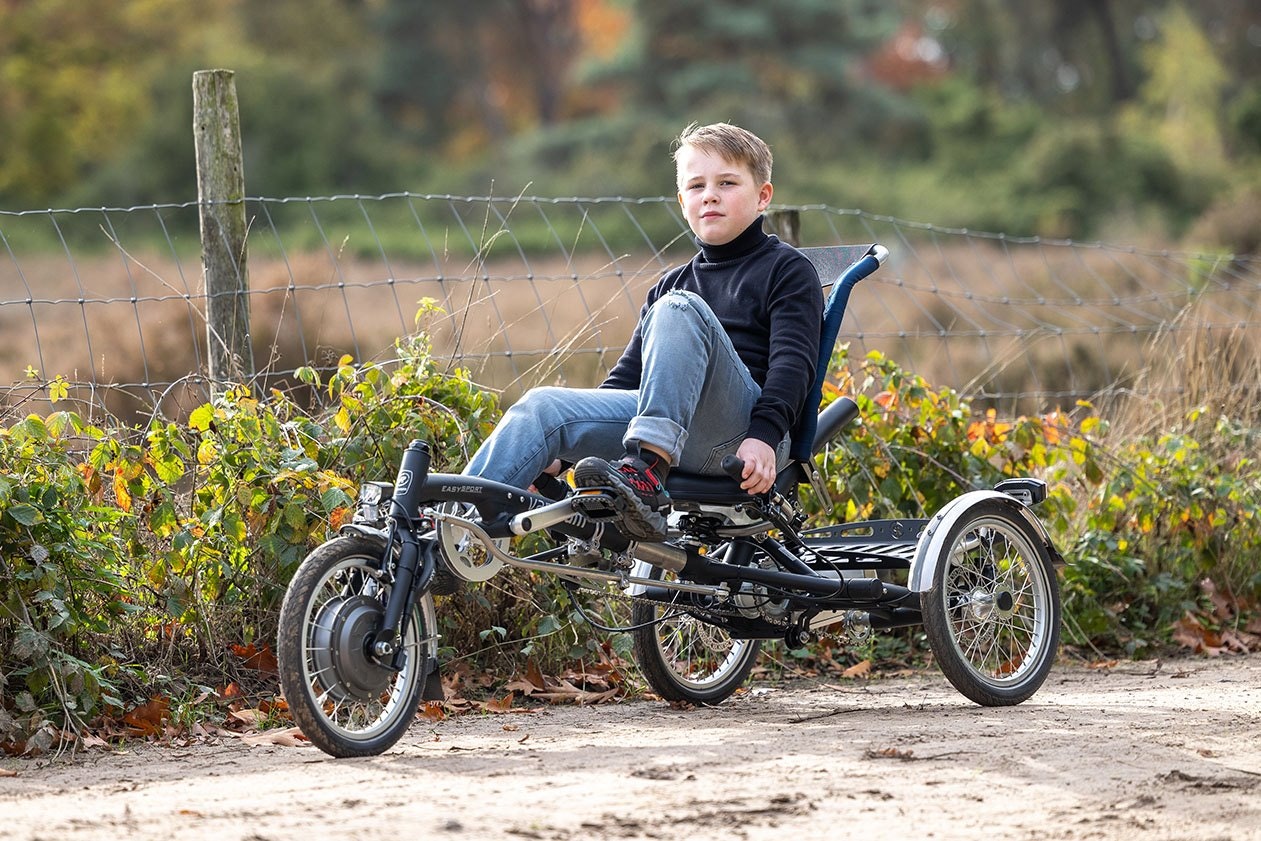 Easy Sport Small three wheeled recumbent bike tricycle child Van Raam