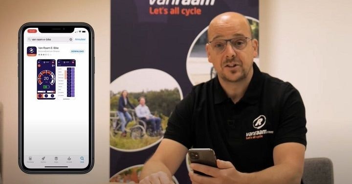 Télécharger l'application e-bike Van Raam