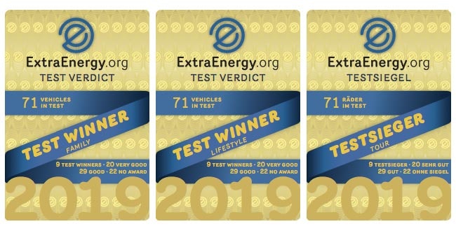 Le système d'assistance au pédalage Van Raam remporte le test ExtraEnergy