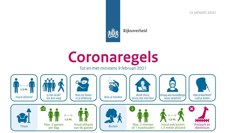 Mesures relatives au Coronavirus COVID-19 chez Van Raam