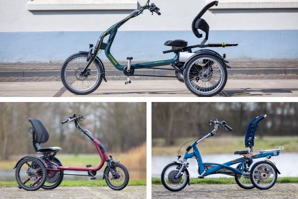 Default colors for Van Raam bicycles tricycles Easy Rider and Easy Rider Small and Easy Rider Compact
