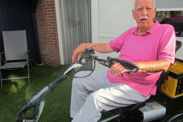 e-bike 3 wieler Van Raam Henk Nijenhuis