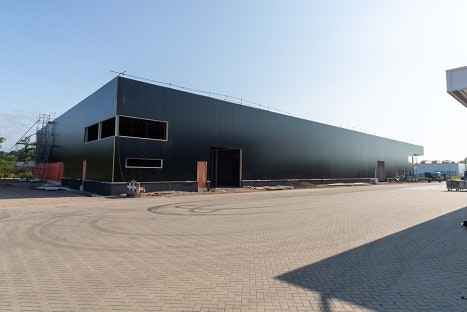 neue halle Van raam varsseveld nimmt form an