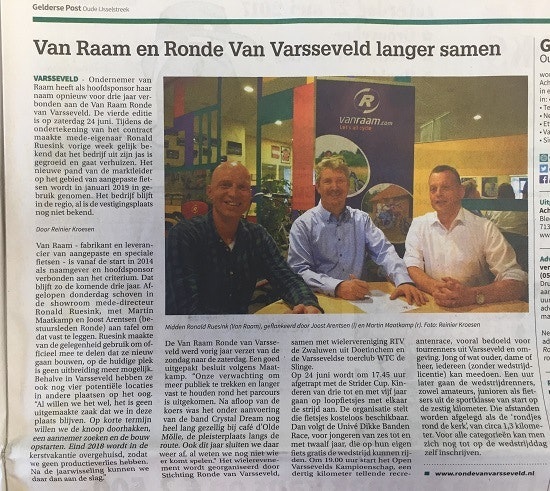 Van Raam en Ronde van Varsseveld langer samen