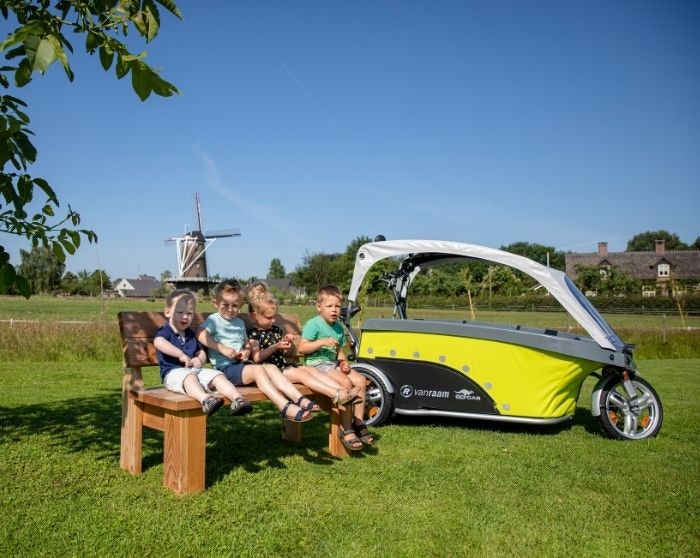 GoCab Schulbus Fahrrad kinder Niederlande Van Raam