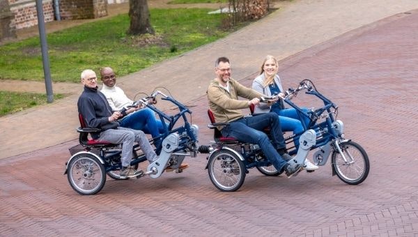 Questions fréquentes sur les tandems Van Raam FunTrain vélo duo tricycle remorque