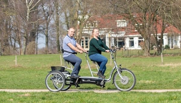 Questions fréquentes sur les tandems Van Raam Twinny Plus tricycle tandem