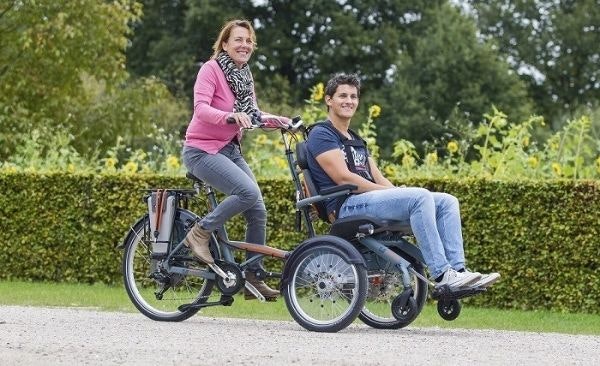 van raam opair wheelchair bike with seat