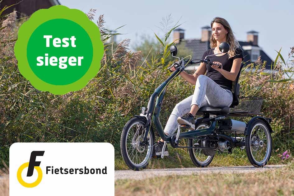 Van Raam Easy Rider Sesselrad Testsieger beim Fietsersbond