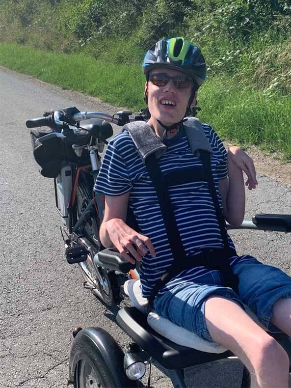 famille Brandt expérience fauteuil roulant vélo OPair